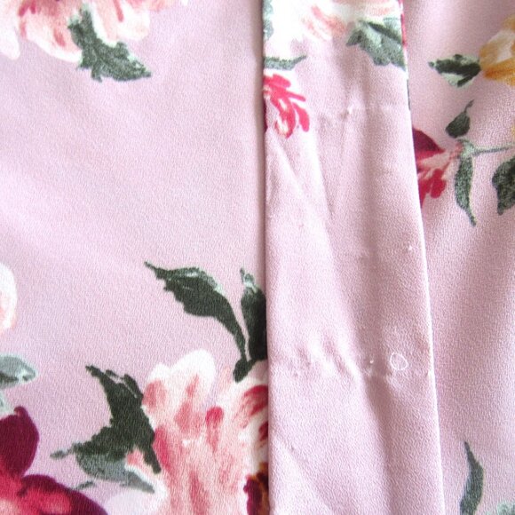 Torrid Pink Flowered Waist Tie Soft, Flowing Pants, Size 3X, 22-24, NWT     K220 - Picture 5 of 9